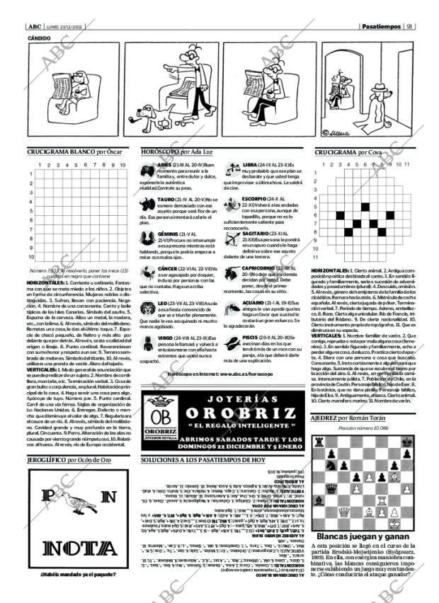 ABC SEVILLA 23-12-2002 página 91