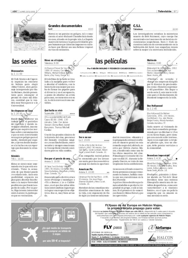 ABC SEVILLA 23-12-2002 página 97