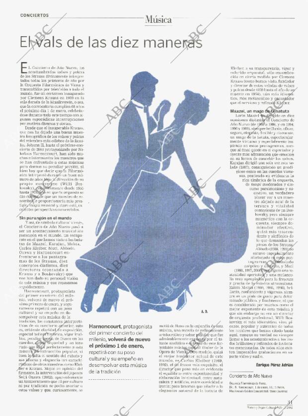 CULTURAL MADRID 28-12-2002 página 31