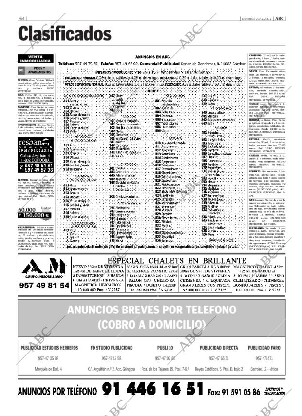 ABC CORDOBA 29-12-2002 página 64