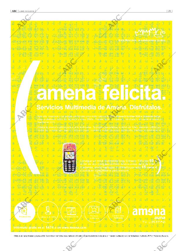 ABC MADRID 30-12-2002 página 29