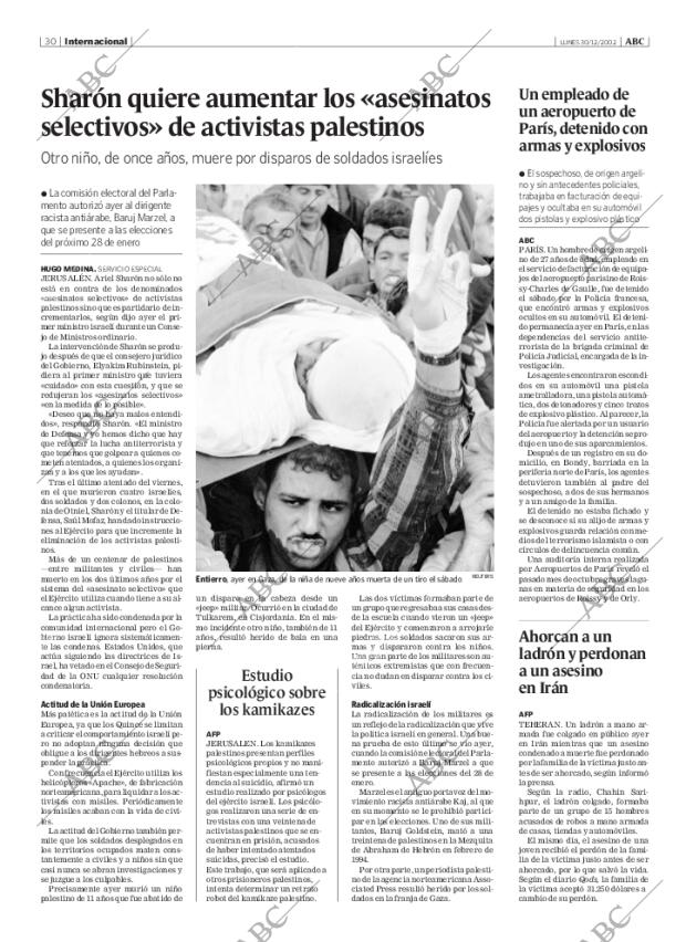 ABC MADRID 30-12-2002 página 30