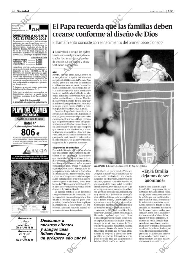 ABC MADRID 30-12-2002 página 46