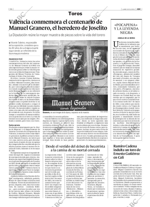 ABC MADRID 30-12-2002 página 56