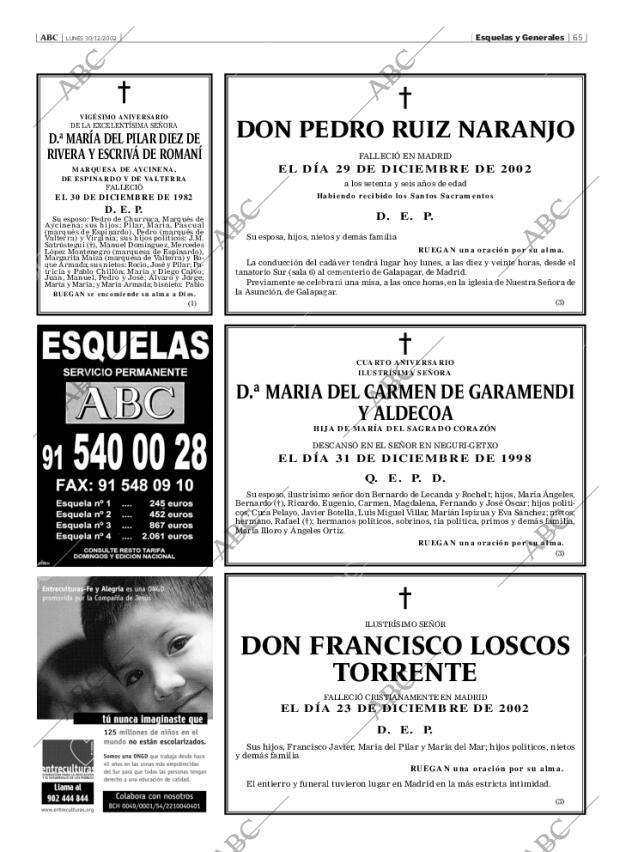 ABC MADRID 30-12-2002 página 65
