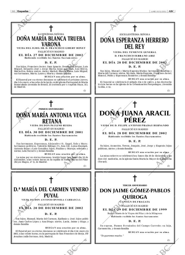 ABC MADRID 30-12-2002 página 66