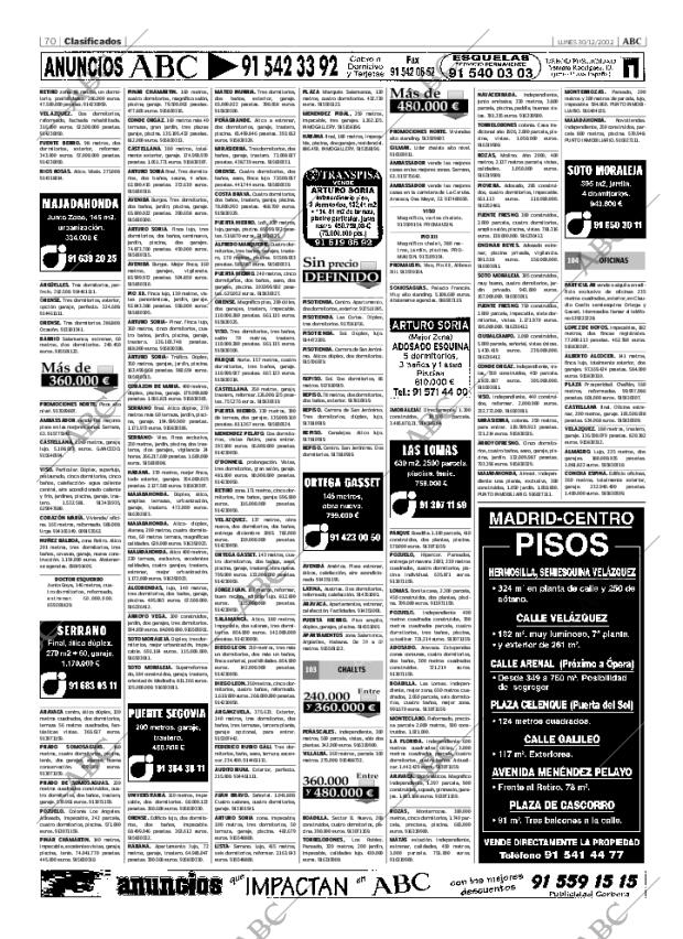 ABC MADRID 30-12-2002 página 70
