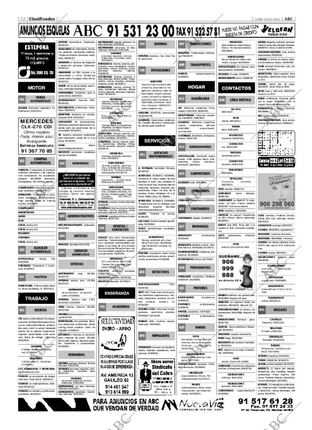 ABC MADRID 30-12-2002 página 72