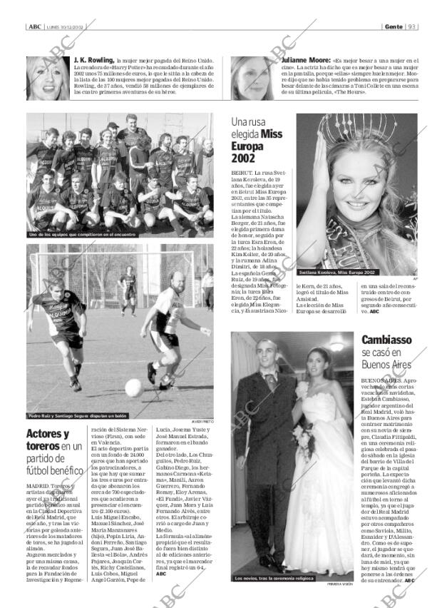 ABC MADRID 30-12-2002 página 93