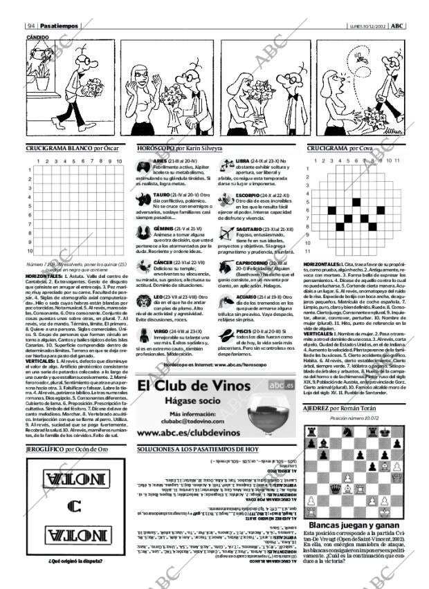ABC MADRID 30-12-2002 página 94