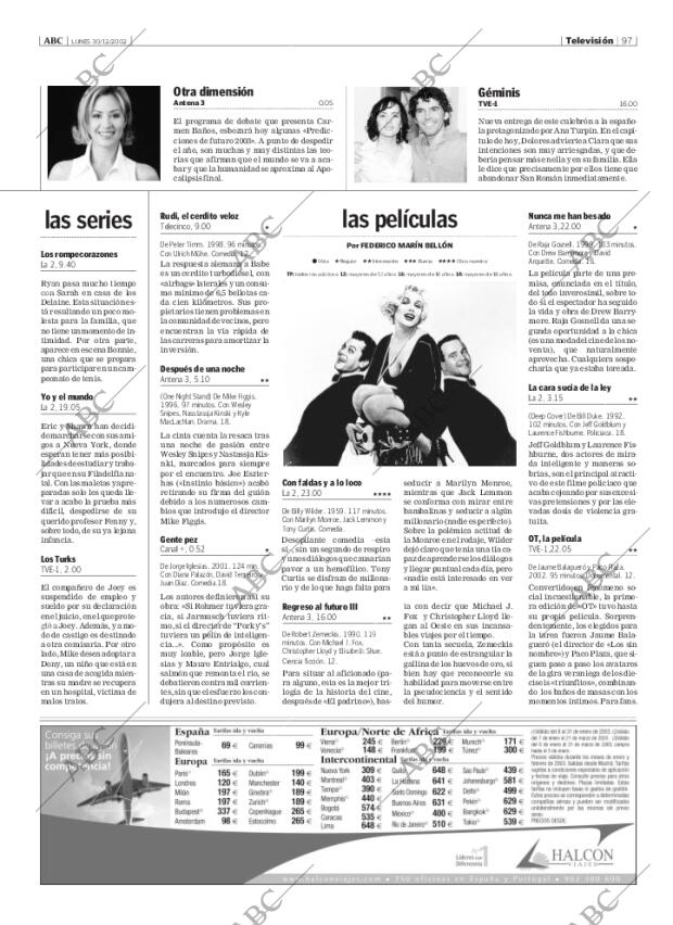 ABC MADRID 30-12-2002 página 97