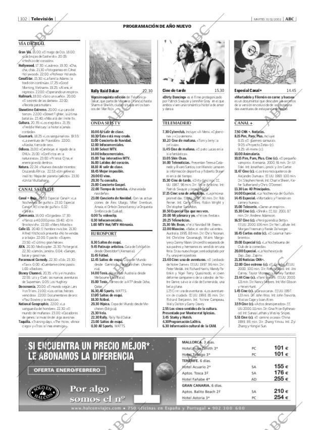 ABC MADRID 31-12-2002 página 102