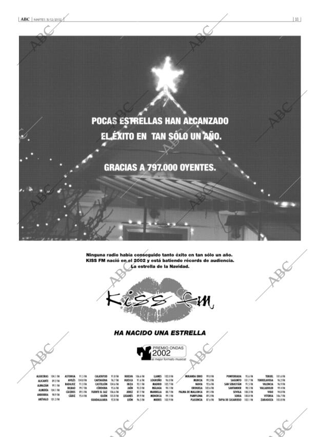 ABC MADRID 31-12-2002 página 11