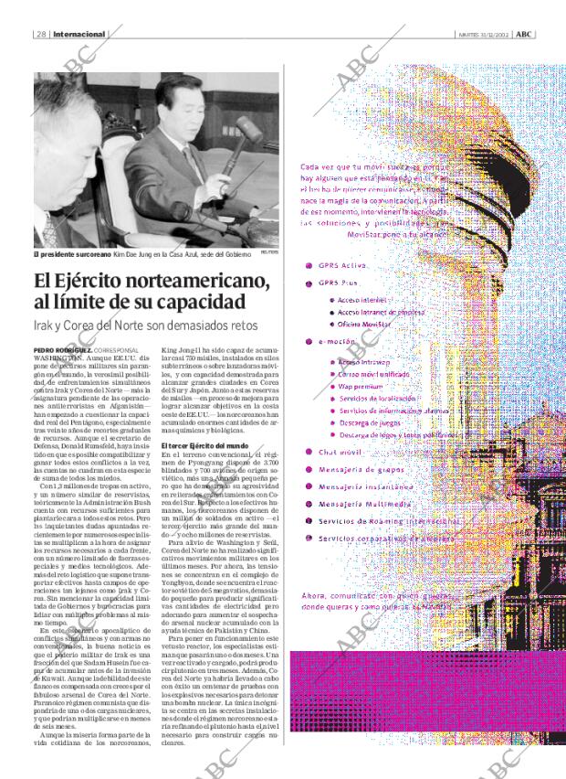 ABC MADRID 31-12-2002 página 28