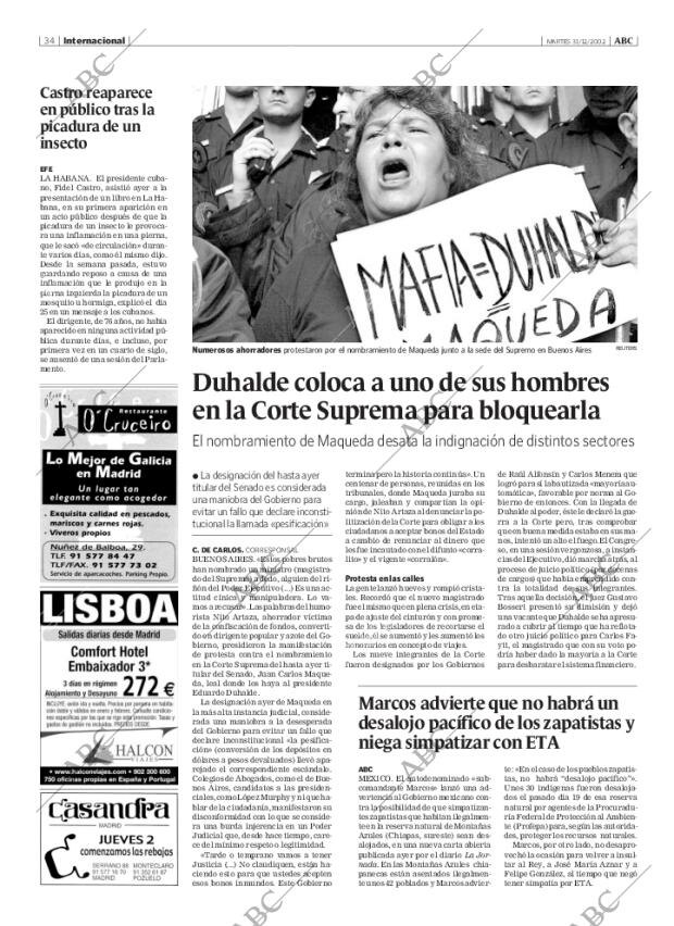 ABC MADRID 31-12-2002 página 34