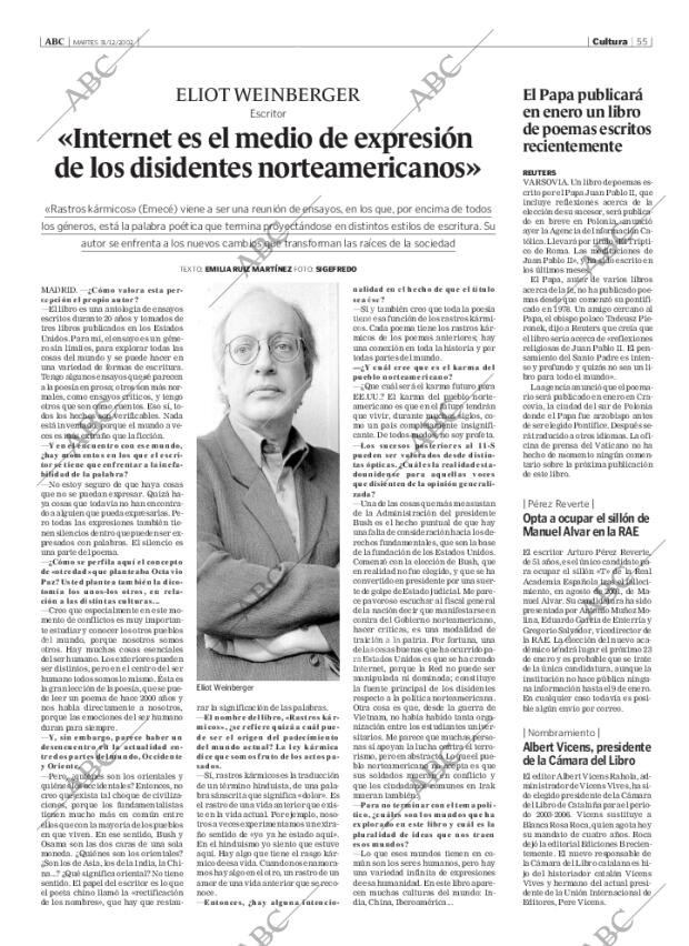 ABC MADRID 31-12-2002 página 55