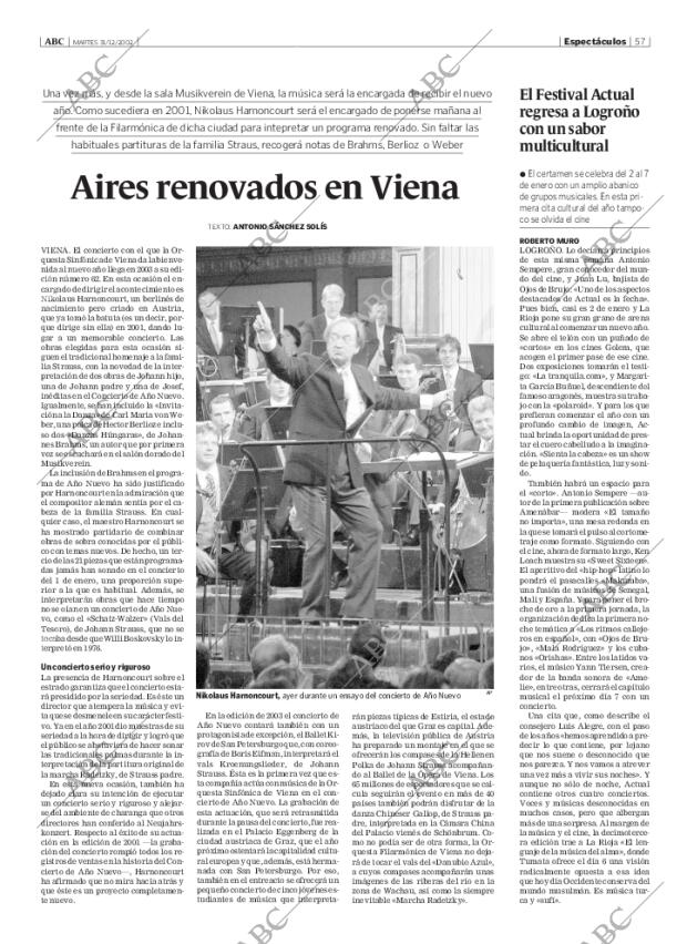 ABC MADRID 31-12-2002 página 57