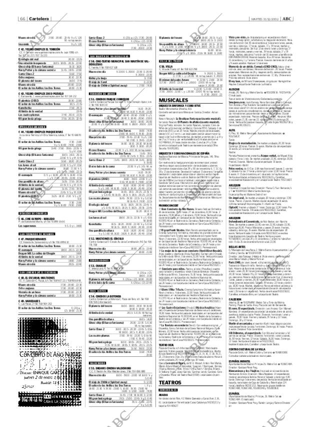 ABC MADRID 31-12-2002 página 66