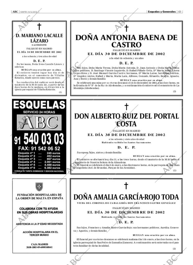 ABC MADRID 31-12-2002 página 69