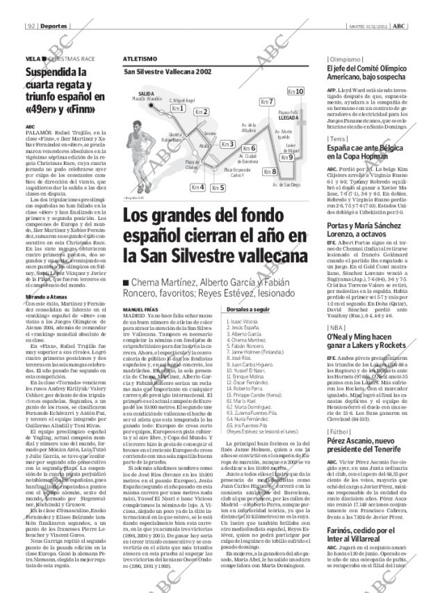 ABC MADRID 31-12-2002 página 92