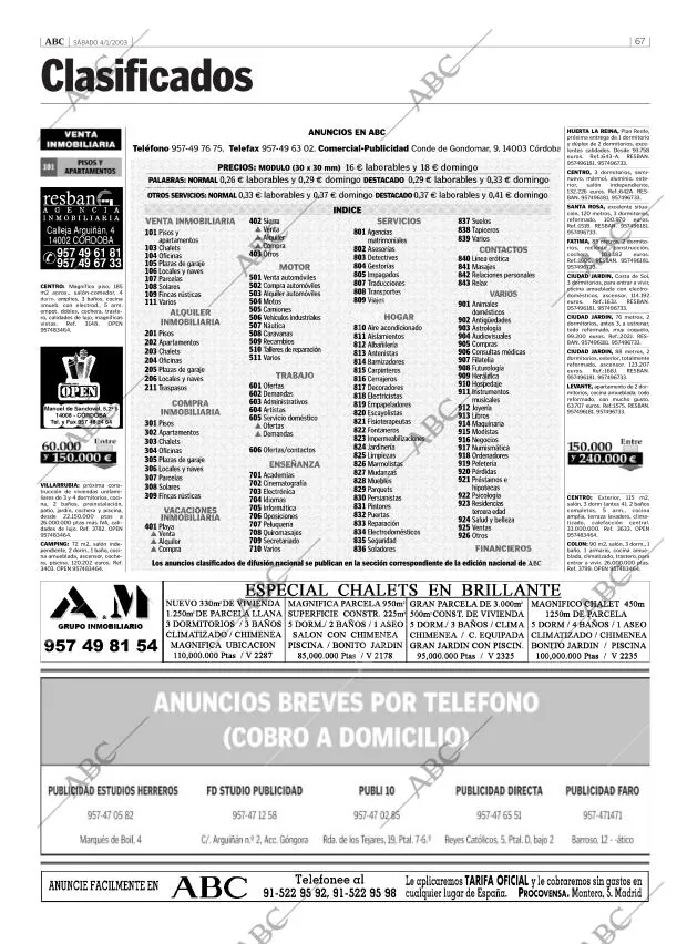 ABC CORDOBA 04-01-2003 página 67