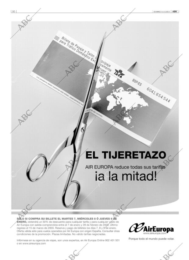 ABC MADRID 05-01-2003 página 10