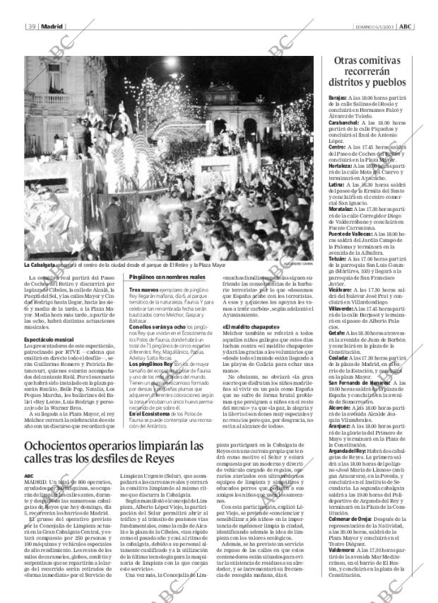 ABC MADRID 05-01-2003 página 39