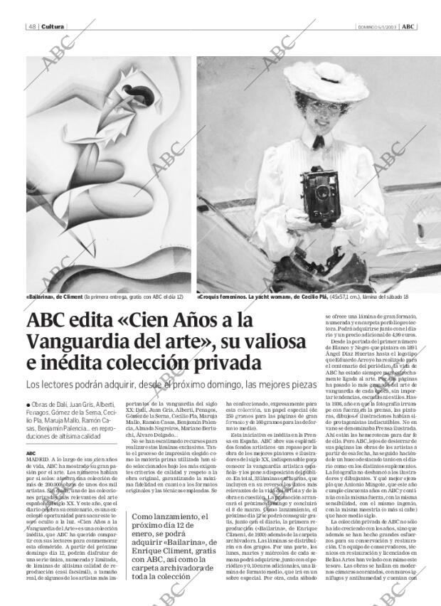 ABC MADRID 05-01-2003 página 48