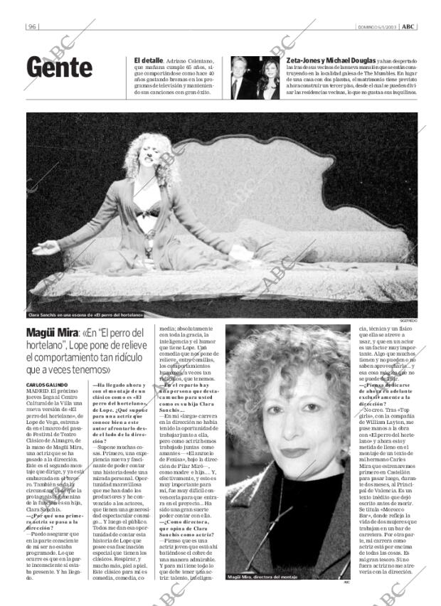 ABC MADRID 05-01-2003 página 96