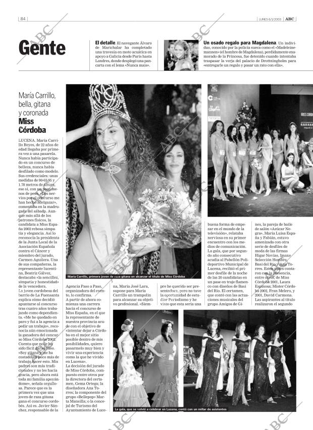 ABC CORDOBA 06-01-2003 página 84