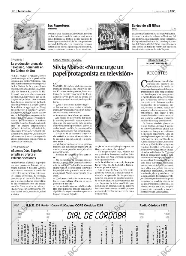 ABC CORDOBA 06-01-2003 página 88
