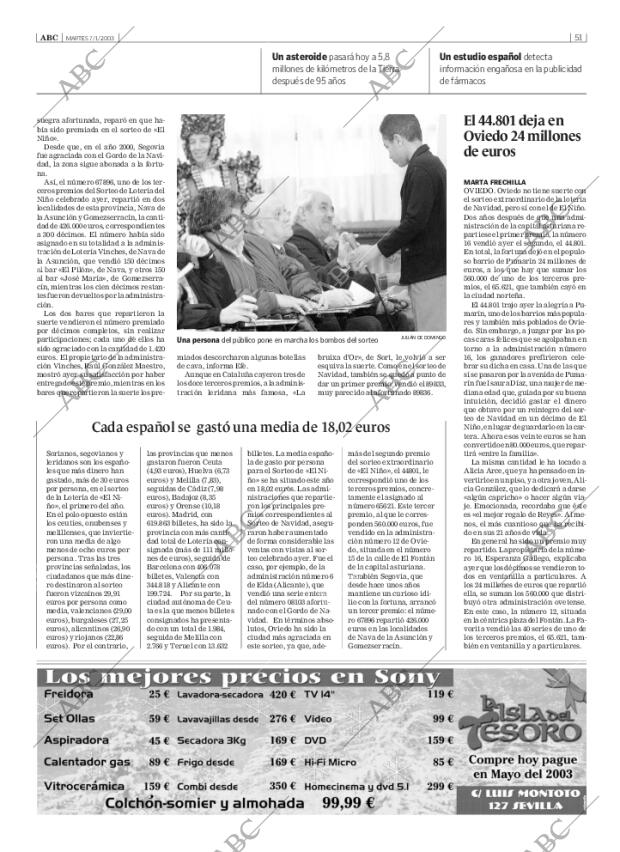 ABC SEVILLA 07-01-2003 página 51