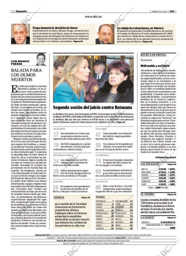 ABC MADRID 10-01-2003 página 2