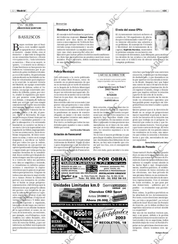 ABC MADRID 10-01-2003 página 32