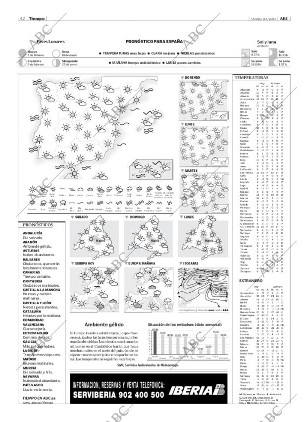ABC MADRID 11-01-2003 página 42