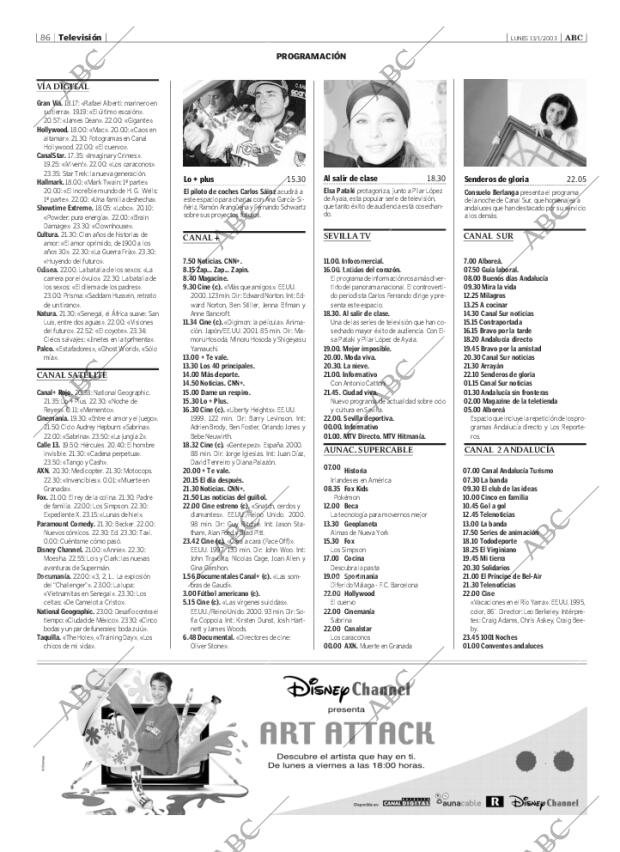 ABC SEVILLA 13-01-2003 página 86