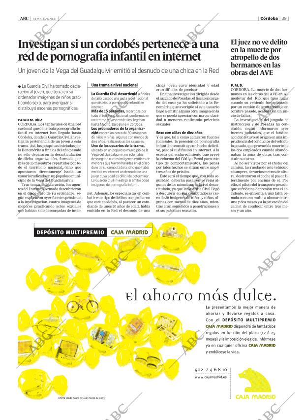 ABC CORDOBA 16-01-2003 página 39