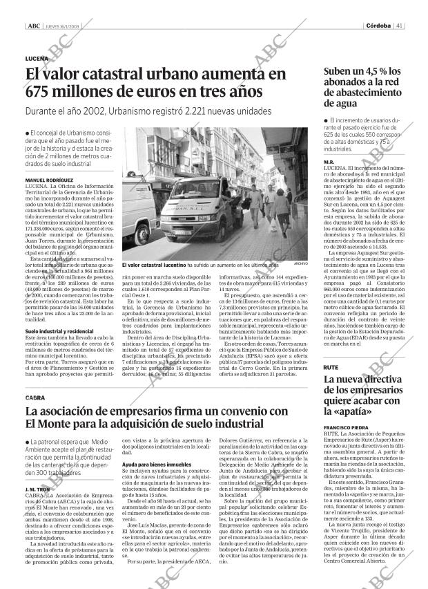 ABC CORDOBA 16-01-2003 página 41
