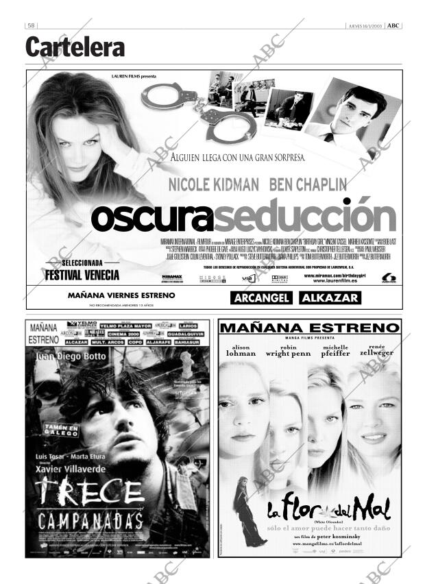 ABC CORDOBA 16-01-2003 página 58