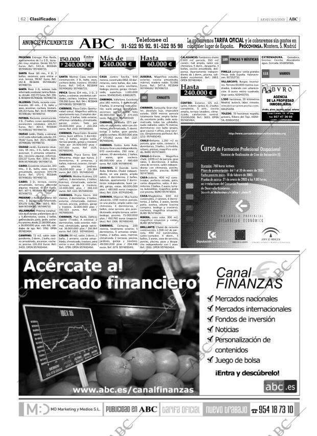 ABC CORDOBA 16-01-2003 página 62