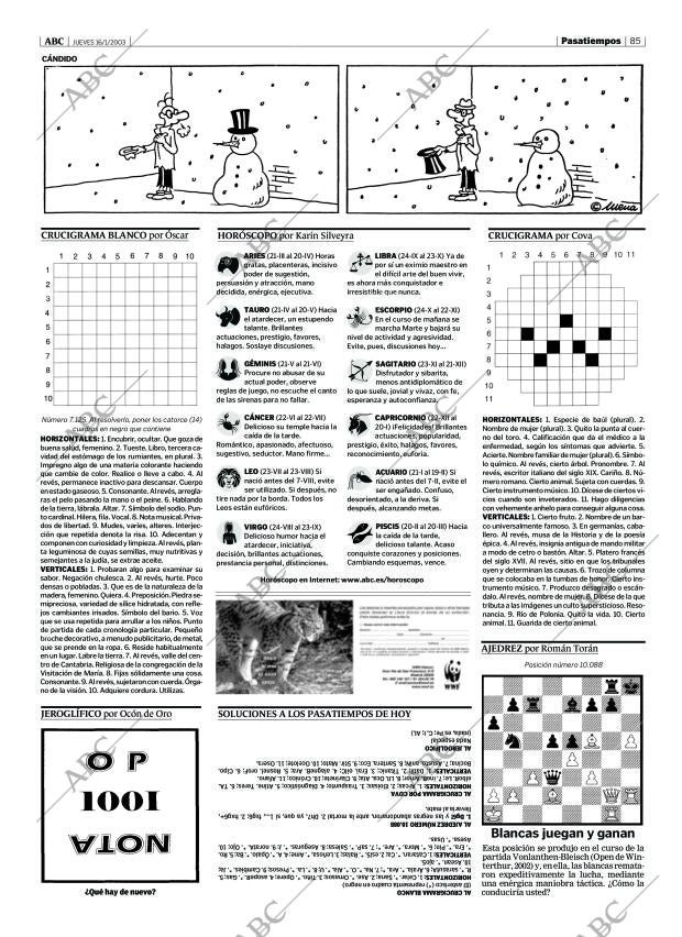 ABC CORDOBA 16-01-2003 página 85