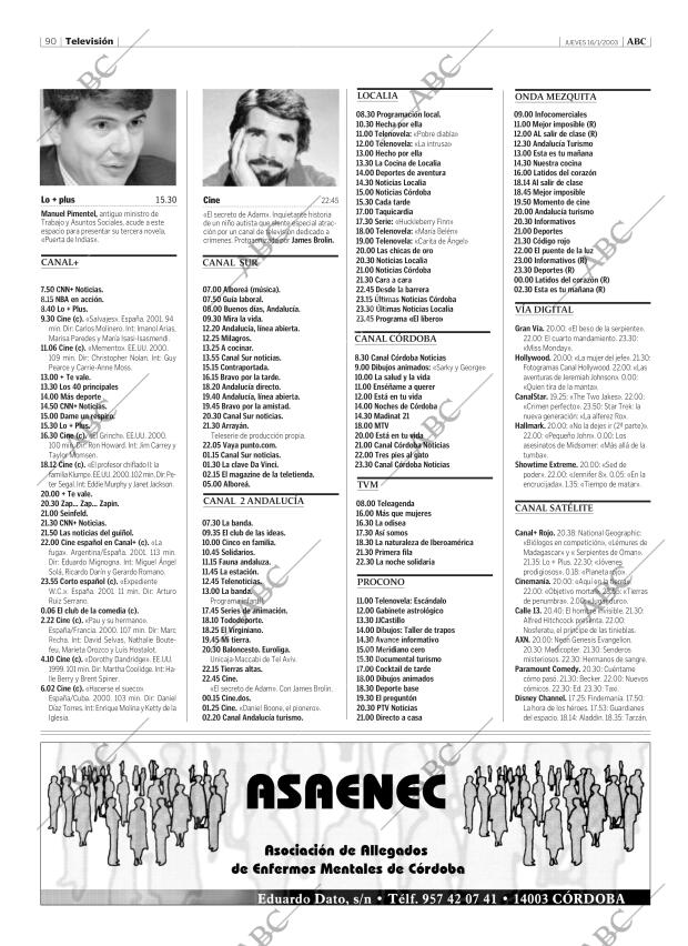 ABC CORDOBA 16-01-2003 página 90