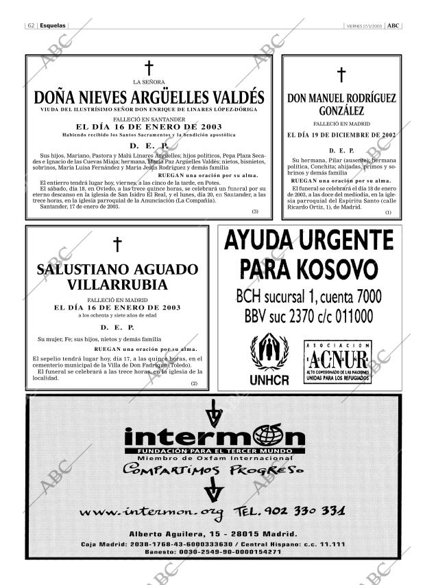 ABC CORDOBA 17-01-2003 página 62