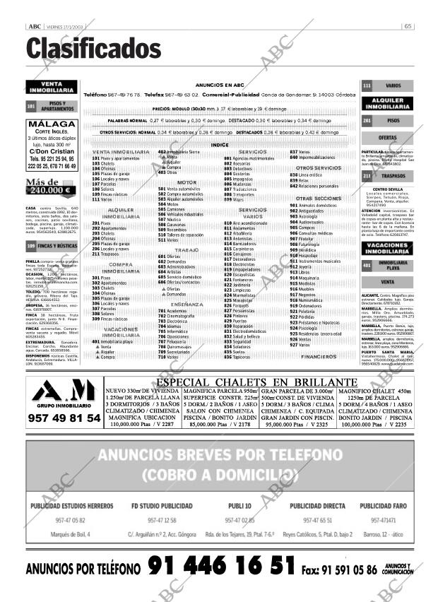 ABC CORDOBA 17-01-2003 página 65