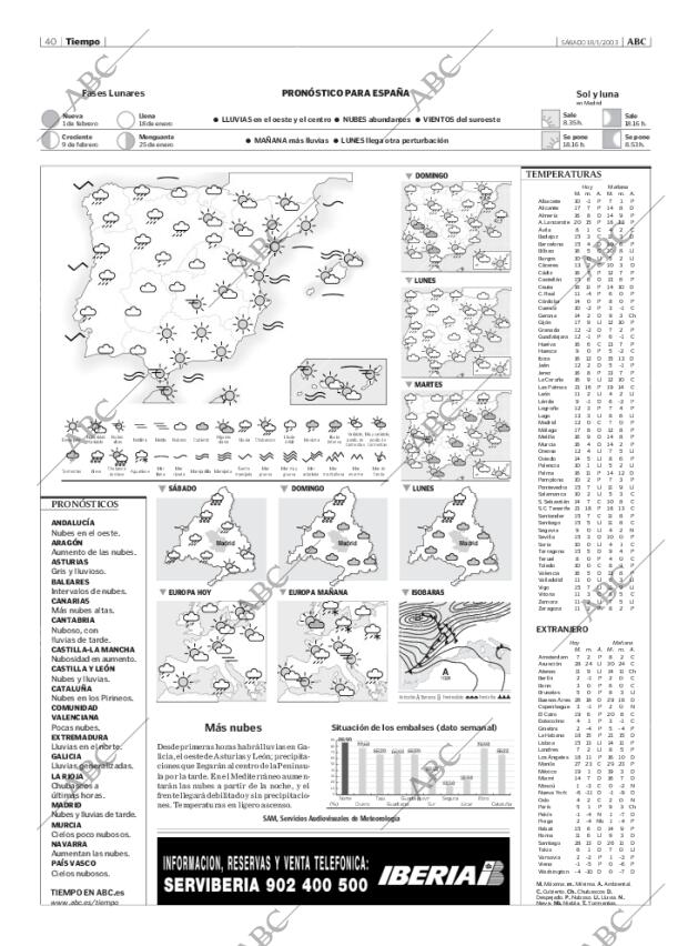 ABC MADRID 18-01-2003 página 40