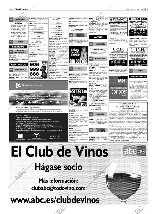 ABC CORDOBA 21-01-2003 página 64