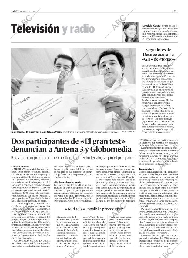 ABC CORDOBA 21-01-2003 página 87