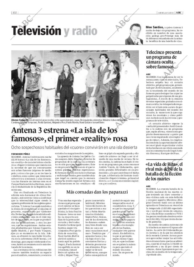 ABC MADRID 23-01-2003 página 102