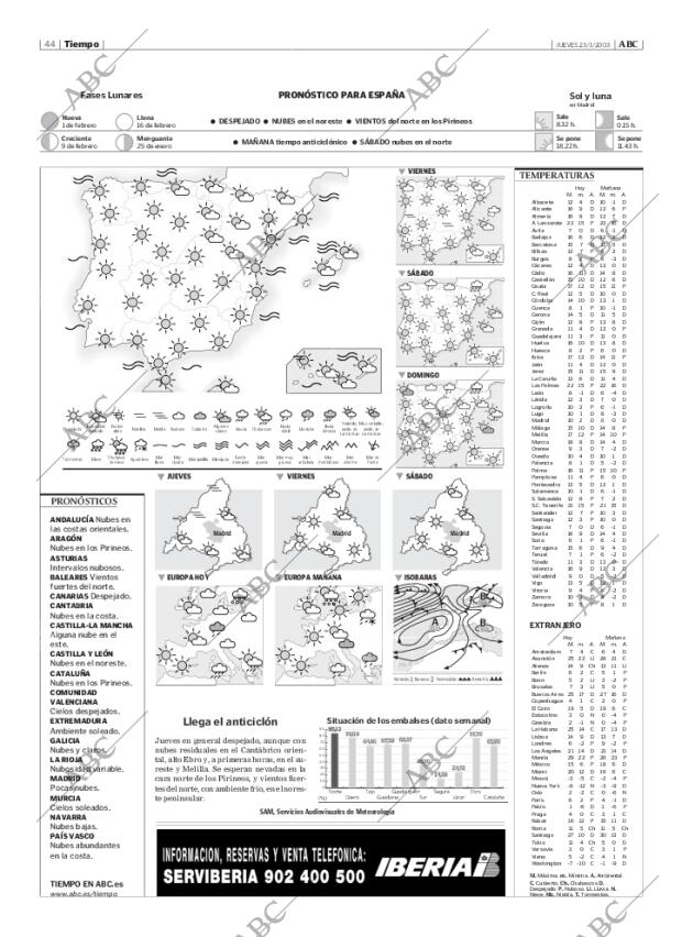 ABC MADRID 23-01-2003 página 44