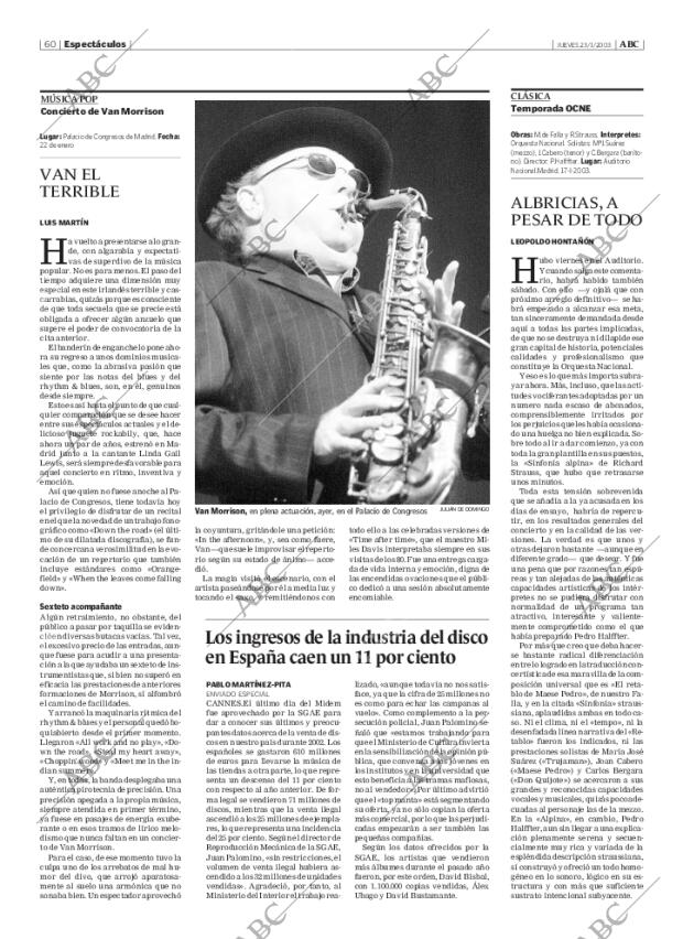 ABC MADRID 23-01-2003 página 60